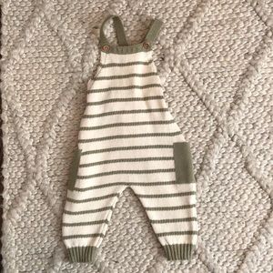 Zara baby knit overalls